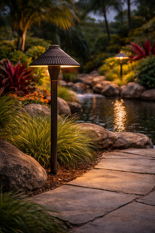 ELL-2412 Ribbed Architectural Path Light