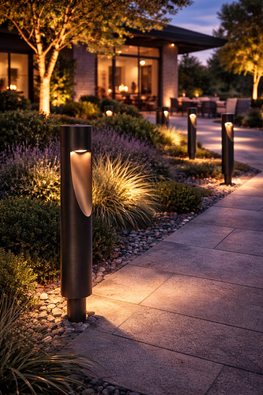 ELL-2421 Sculpted Downlight Bollard