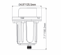ELL-2203B Forward Shielded In-Ground Well Light