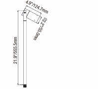 ELL-2417 Slim Adjustable Cylinder Accent Light