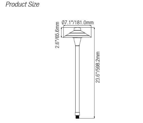 ELL-2403A LED Pathway Light