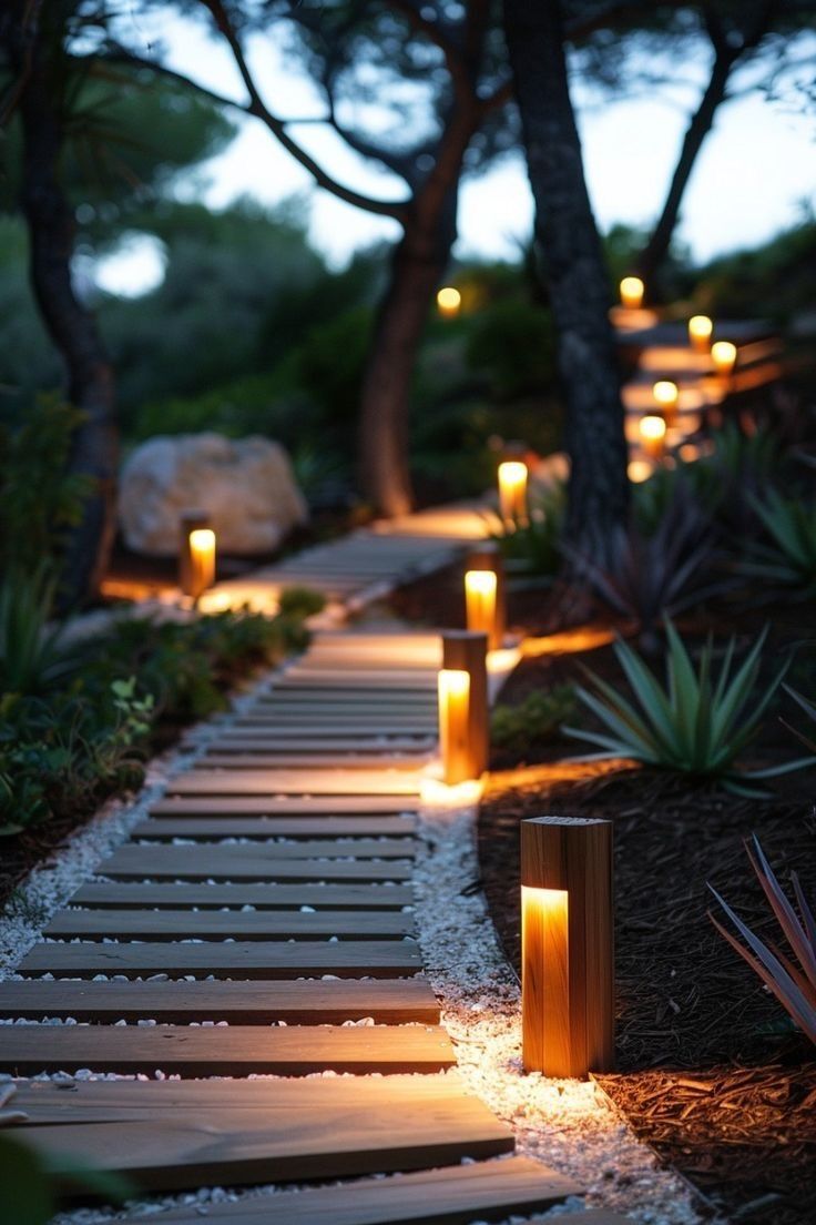 Tall Pathway Lighting