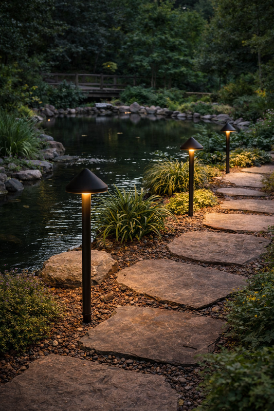 ELL-9401 Modern Angled Cap Path Light