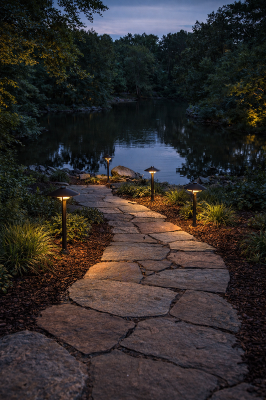 ELL-2402 Matte Black Designer Path Light