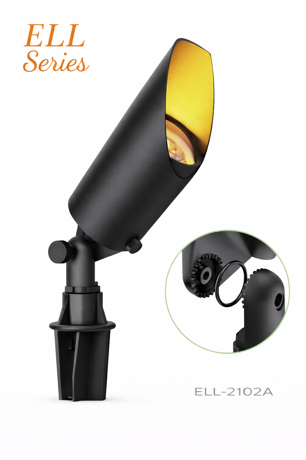 ELL2102A solid brass directional uplight