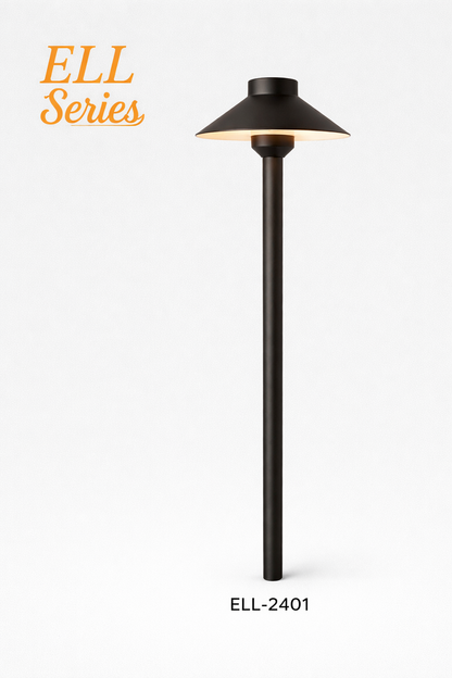 ELL-2401 Matte Black Architectural Path Light