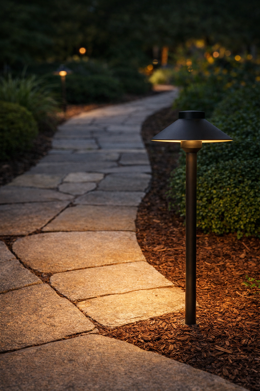 ELL-2401 Matte Black Architectural Path Light