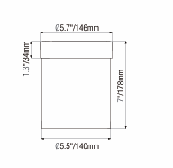 ELL-2205B Architectural Uplight – Flat Trim Design
