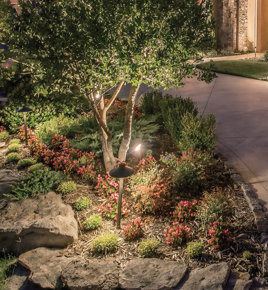 ELL-2400 Matte Black Compact Path Light