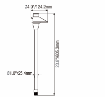 ELL-2415 Open Lantern Path Light