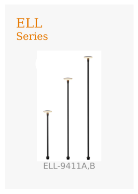 ELL-9411A,B Modern Slim LED Pathway Light