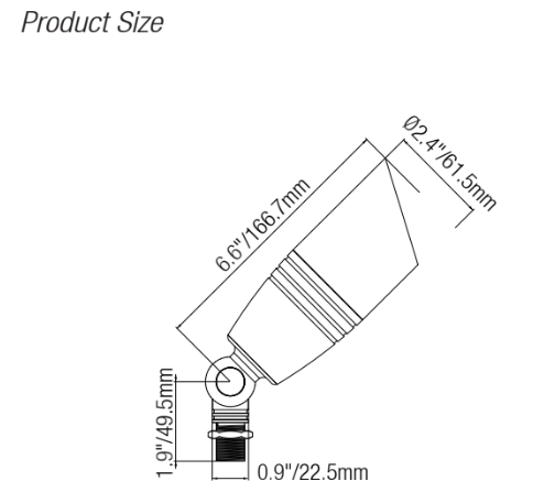 ELL-2105A Adjustable Directional Uplight