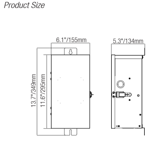 ELL-3300 Low Voltage Landscape Lighting Transformer
