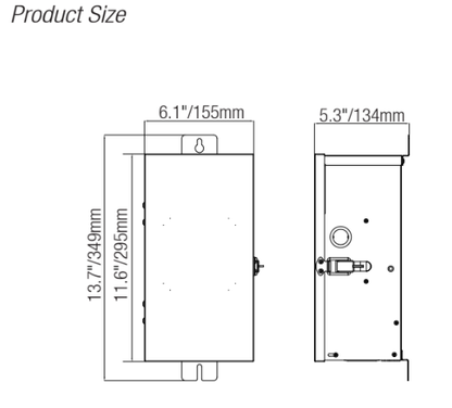 ELL-3300 Low Voltage Landscape Lighting Transformer