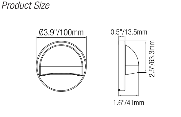 ELL9601 Round Architectural Step Light