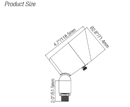 ELLsd07B brass directional uplight